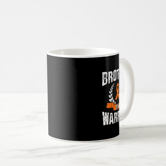 Bruderschaft eines Warrior Leukämie Bewusstsein Kaffeetasse (VorderseiteRechts)
