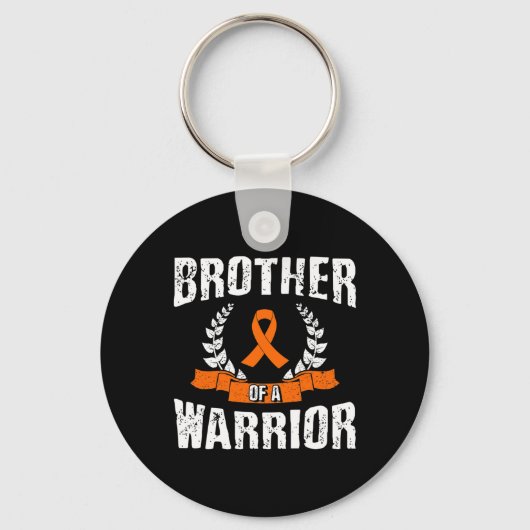 Bruderschaft eines Warrior Leukämie Bewusstsein Schlüsselanhänger (Vorderseite)