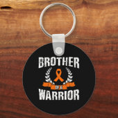 Bruderschaft eines Warrior Leukämie Bewusstsein Schlüsselanhänger (Vorderseite)