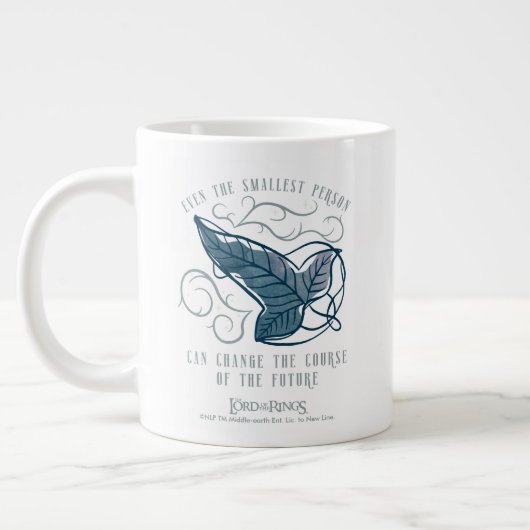 Bruderschaft Elben Brosche Zitat Grafik Jumbo-Tasse (Links)