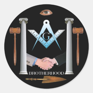 Bruderschaft Runder Aufkleber