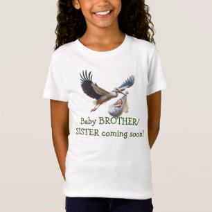 Bruderschaft/ Schwestergeburt Ankündigung Spaß Sto T-Shirt