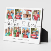 Bruderschaft Skriptgeschenk für Brüder FotoCollage Fotoplatte (Seite)