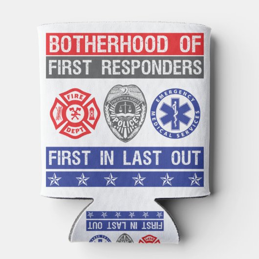 Bruderschaft von First Respondern Dosenkühler (Rückseite)
