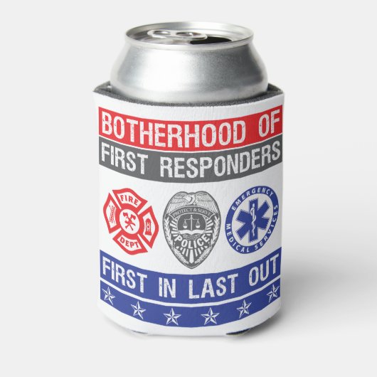 Bruderschaft von First Respondern Dosenkühler (Kanne Rückseite)