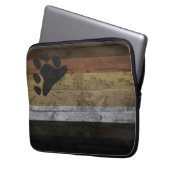 Bruderschaft von Holzkörnern - Fahne Laptopschutzhülle (Vorderseite Links)