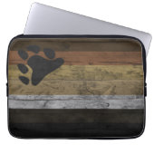 Bruderschaft von Holzkörnern - Fahne Laptopschutzhülle (Vorderseite)