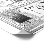 Bruderschaft von Triebfahrzeugführern und Maschine Poster (Ecke)