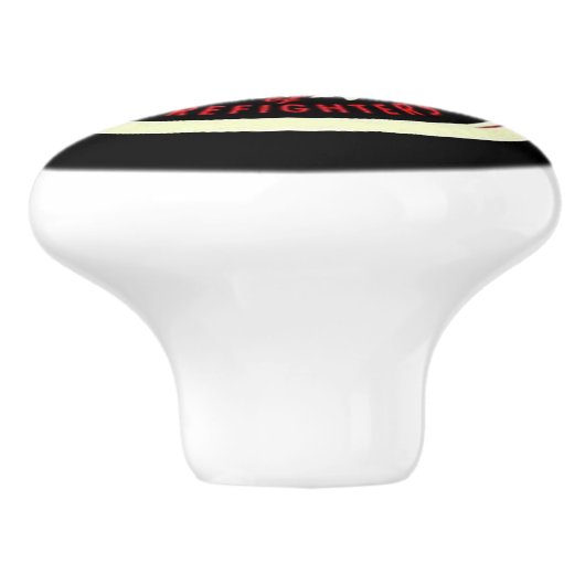 Bruderschafterfeuerwehr Keramikknauf (Seitenansicht)