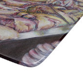 Brüderung mit frischem Fisch Schneidebrett (Ecke)