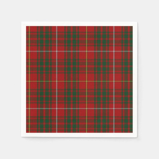Brue Clan Tartan Kariert Paper Napkins Serviette (Vorderseite)