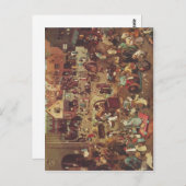 Bruegel d. ?, Pieter Serie der sogenannten Bilder Postkarte (Vorne/Hinten)