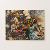 Bruegel der Ältere - Der Fall der Rebellengel Puzzle (Horizontal)