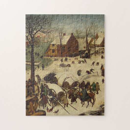 Bruegel der Ältere - die Nummerierung bei Bethlehe Puzzle (Vertikal)