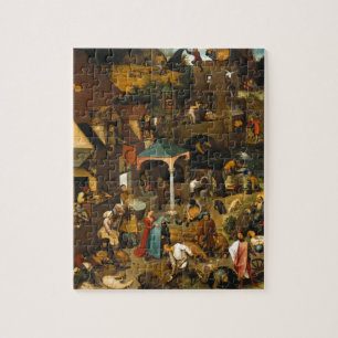 Bruegel Netherlandish Sprichwörter Puzzle