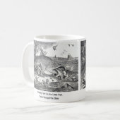 Bruegel , “ The Big Fish Eat the Little Fish. ” Kaffeetasse (Vorderseite Links)