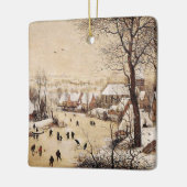Bruegel the Elder - Winter Landscape, Keramikornament (Links)