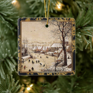 Bruegel the Elder - Winterlandschaft Keramikornament