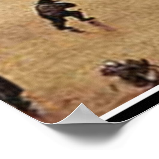 Bruegel the Elder, Winterlandschaft, Kunst Poster (Ecke)