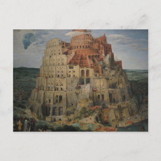 Bruegel-Turm von Babel Postkarte (Vorderseite)