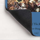 Bruegels "Der Fall der Engel der Rebellen" (1562) Mousepad (Ecke)