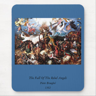 Bruegels "Der Fall der Engel der Rebellen" (1562) Mousepad
