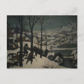 Bruegel's Jäger im Schnee Postkarte (Vorderseite)
