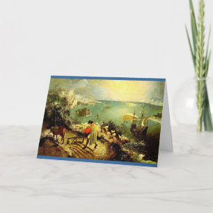 Bruegel's Landschaft mit dem Fall von Icarus - 155 Karte