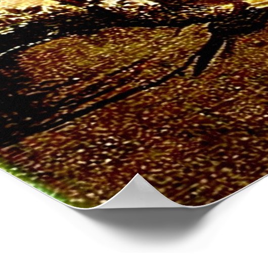 Bruegel's Landschaft mit dem Fall von Icarus - 155 Poster (Ecke)