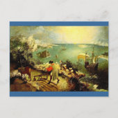 Bruegel's Landschaft mit dem Fall von Icarus - 155 Postkarte (Vorderseite)