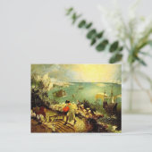 Bruegel's Landschaft mit dem Fall von Icarus - 155 Postkarte (Stehend Vorderseite)