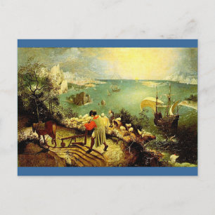 Bruegels Landschaft mit dem Sturz des Ikarus - 155 Postkarte