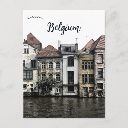 Bruges Belgium Postkarte (Vorderseite)