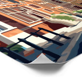 Bruges Belgium Reisevorführung Poster (Ecke)