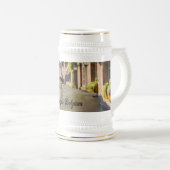 Bruges Belgium Sketch Medieval | Bierglas (VorderseiteRechts)