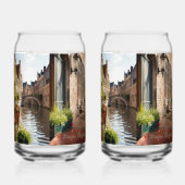 Bruges Belgium Sketch Medieval | Dosenglas (Rechts)