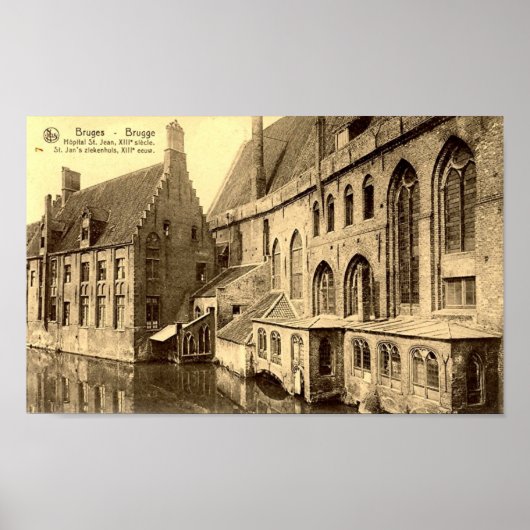 Bruges - Hopital St Jean Poster (Vorne)