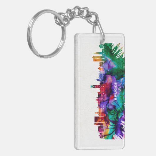 Bruges Skyline Schlüsselanhänger (Vorderseite links)