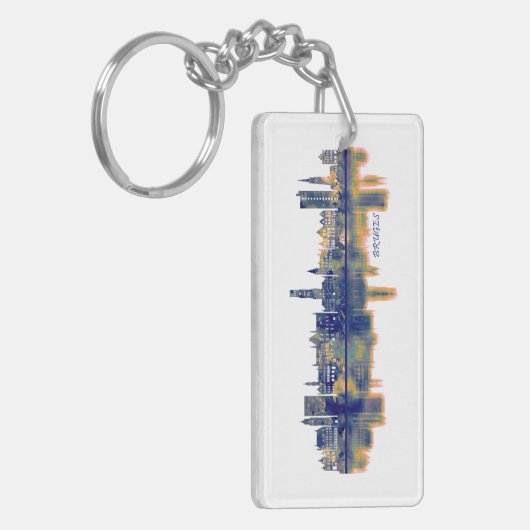 Bruges Skyline Schlüsselanhänger (Vorderseite links)