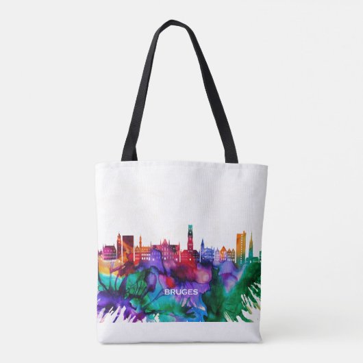 Bruges Skyline Tasche (Rückseite)