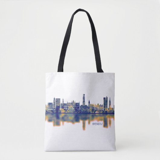 Bruges Skyline Tasche (Vorderseite)