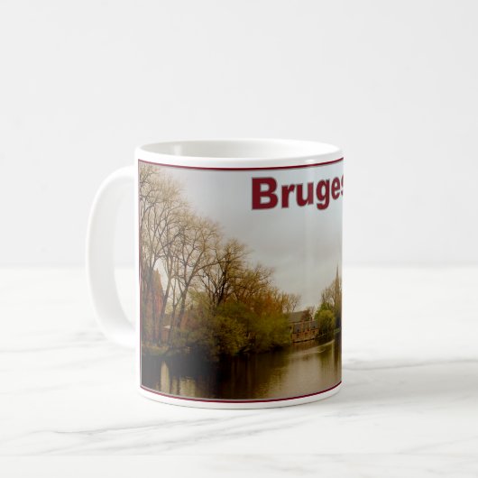 Brüges Souvenir Kaffeetasse (Vorderseite Links)