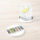 Bruges Text Foto Getränkeuntersetzer (Seite)