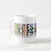 Bruges Text Foto Kaffeetasse (Vorderseite Links)