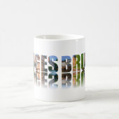 Bruges Text Foto Kaffeetasse (Mittel)