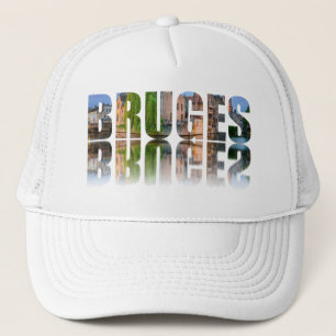 Bruges Text Foto Truckerkappe