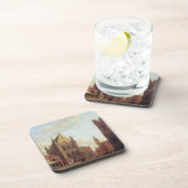 Brügge, 1824 (Öl auf Platte) Getränkeuntersetzer (Rechte Seite)