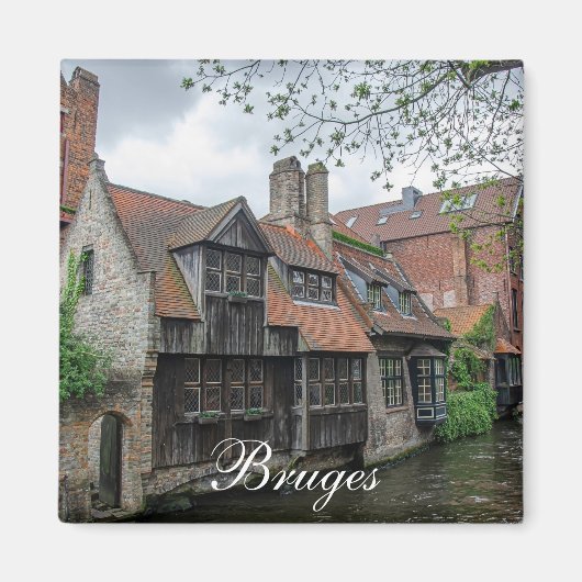 Brügge Altstadt in Belgien Magnet (Vorne)