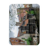Brügge Altstadt in Belgien Magnet (Vertikal)