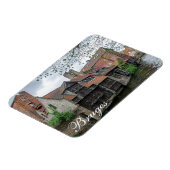 Brügge Altstadt in Belgien Magnet (Linke Seite)